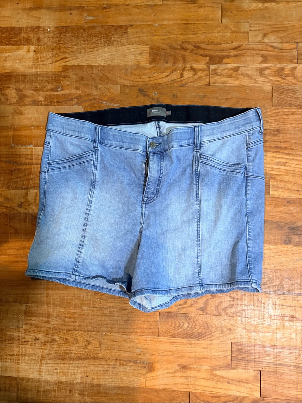 torrid Light Blue Denim Shorts